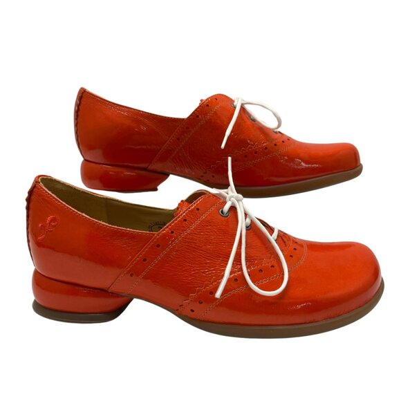 New John Fluevog Fellowship Erika Brogued Oxford Shoe Leather Size: 7.5 - Picture 8 of 11
